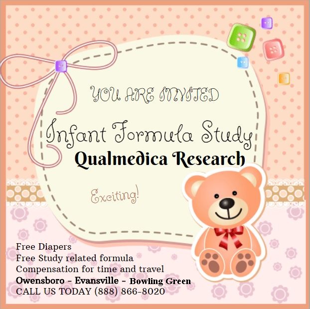 Formula Study invitation Infant Formula Study